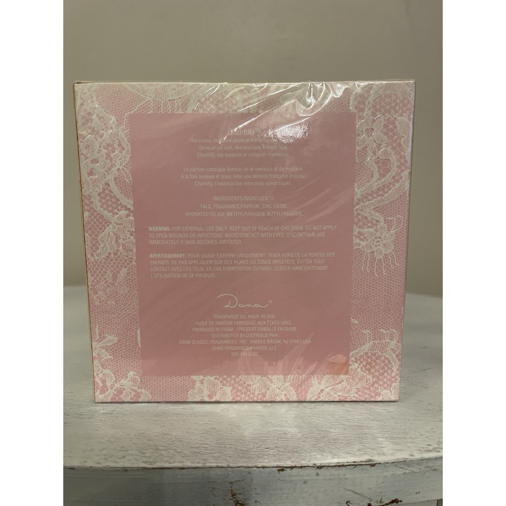 New‎ CHANTILLY Dusting Powder By Dana 5 Oz Unopened-Sealed! - Picture 2 of 6